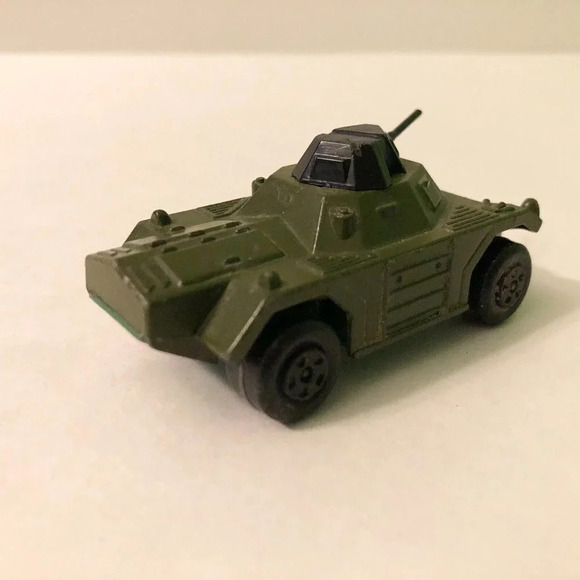 Vintage 1973 Matchbox Rolamatics Lesney Military Green  No 73 Weasel - Picture 2 of 10